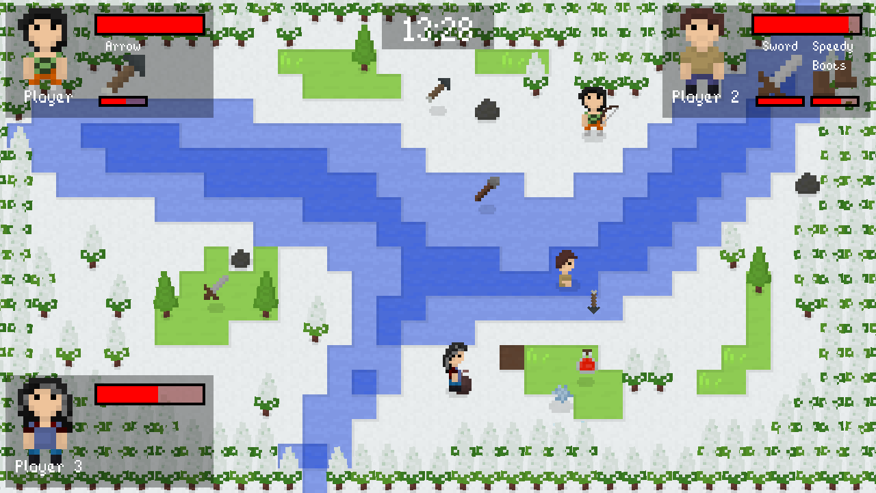 Screenshot of an ice map